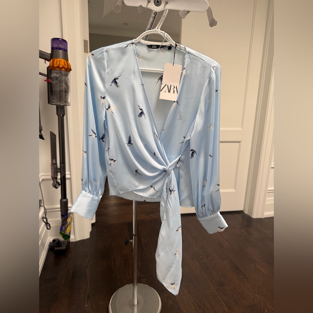 Zara Satin Effect Blouse - Picture 2 of 7